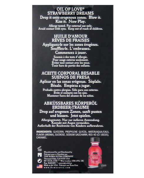 Kama Sutra Aceite del Amor Sueños de Fresa